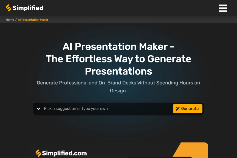 AI Presentation Maker