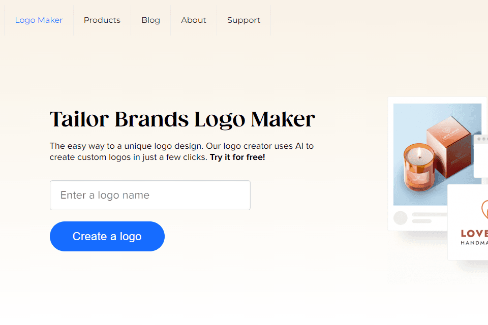 Tailor Brands Logo Maker